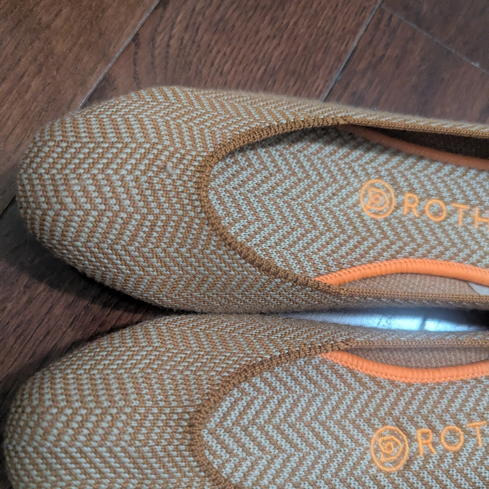 Rothy's Merino Camel Herringbone Square Flats - Picture 3 of 8
